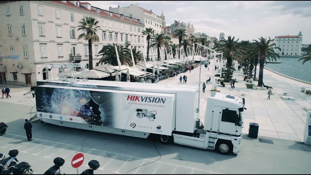 IA en un camión de Europa