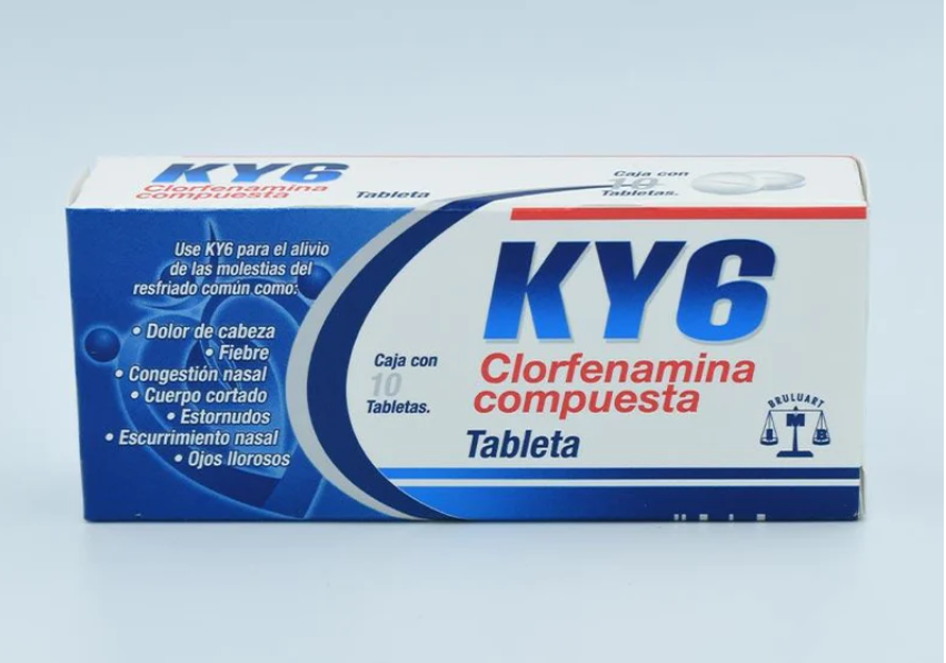 caja de clorfenamina