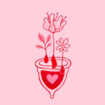 ilustración copa menstrual