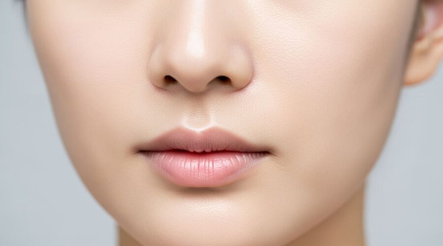 Rostro limpio sin brillo